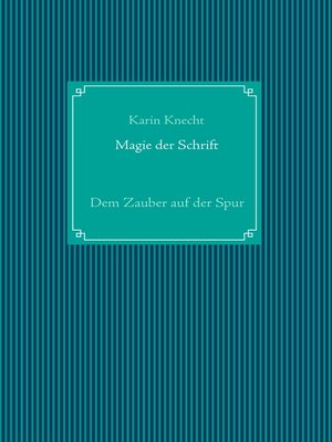 cover image of Magie der Schrift
